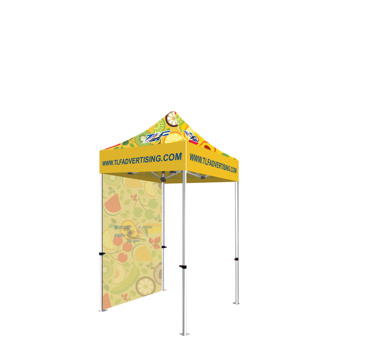 Package #2   5x5 Tent (Frame +Printed Top+Single Sided Printed Full Wall )