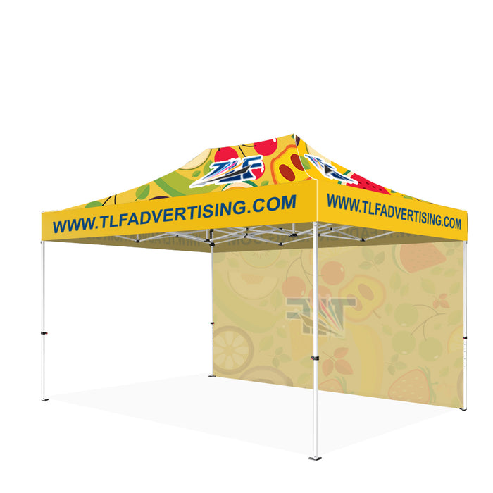 USA Free Shipping package #2   10x15 Tent (Frame +Printed Top+Single Sided Printed Full Back Wall )