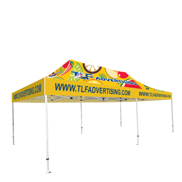 Package #1   13x26 Tent (Frame +Printed Top )