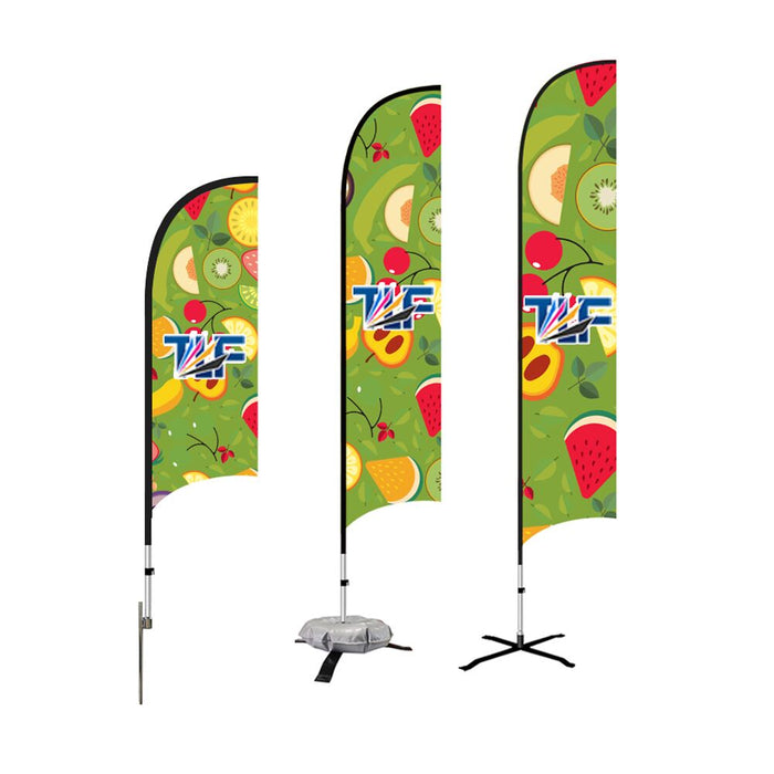 11ft Durable Custom Printed FeatherFlags