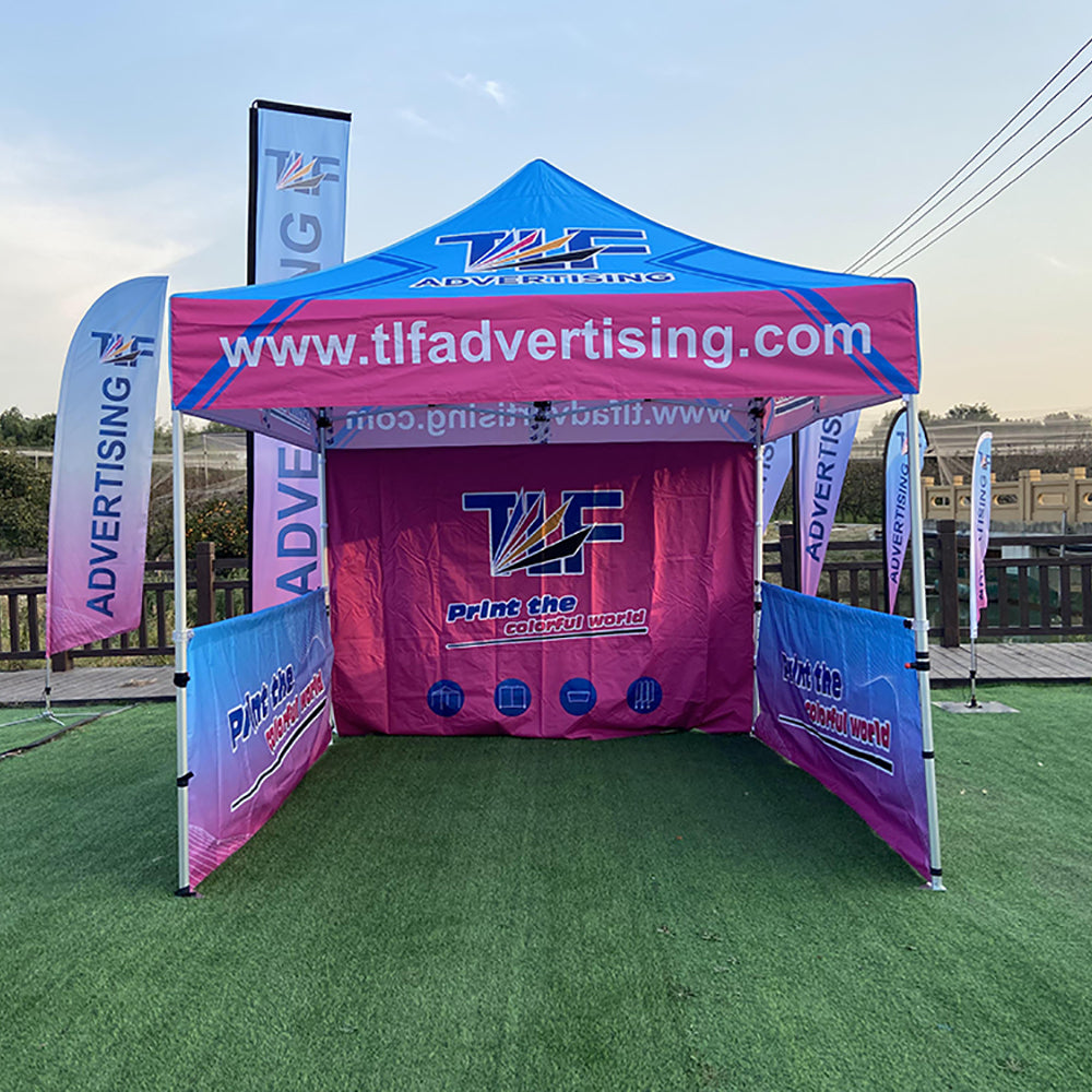 Custom Printed Canopy Tent Frames Stock In Usa — Tlf Signs 